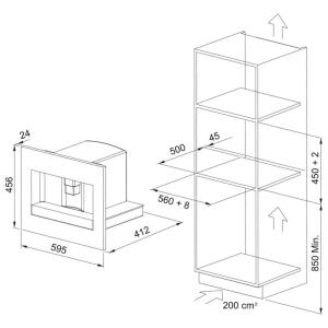 Franke Ankastre Kahve Makinesi FMY 45 CM BK NERO - 2