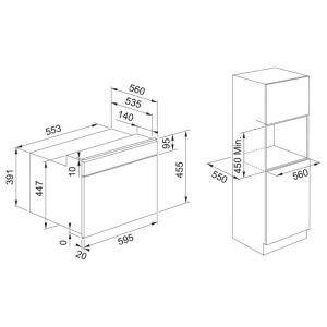 Franke Ankastre Mikrodalga Fırın FMY 45 MW BK, Siyah Renk - 2