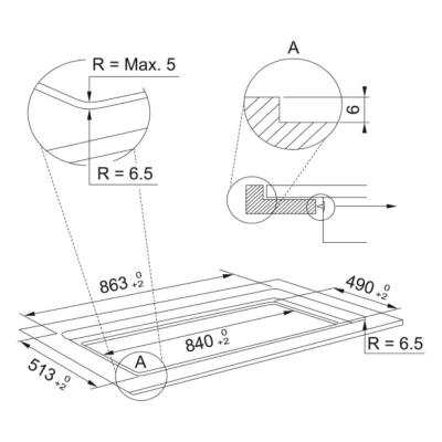 Franke FMY 906 I FB BK Nero Ankastre Cam Ocak, İndüksiyonlu, Flex Alanlı - 3