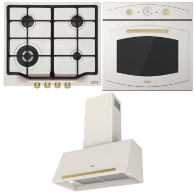 Franke Ankastre Set; FCH 604 3G TC PW C Ocak, FCO 70 PW G Davlumbaz, FCO 86 H Fırın - 1
