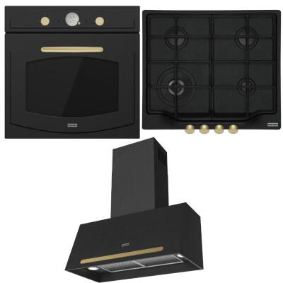 Franke Ankastre Set; FCO 86 H Fırın, FCH 604 3G TC C Ocak, FCO 70 ON G Davlumbaz - 1