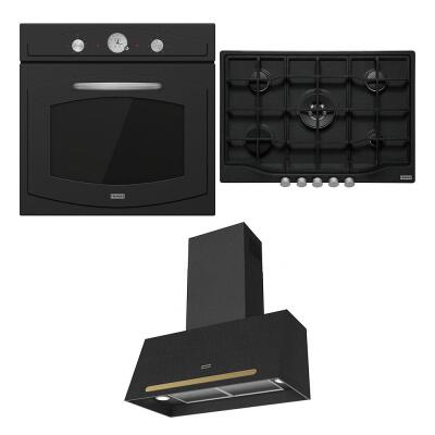 Franke Ankastre Set; FCO 86 H Fırın, FCH 755 4G TC C Ocak, FCO 70 ON Davlumbaz - 1