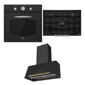 Franke Ankastre Set; FCO 86 H Fırın, FCH 755 4G TC C Ocak, FCO 70 ON Davlumbaz - Franke