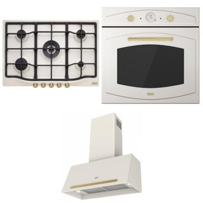 Franke Ankastre Set; FCO 86 H Fırın, FCH 755 4G TC PW C Ocak, FCO 70 PW G Davlumbaz - 1