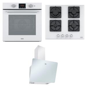 Franke Ankastre Set; FSL 86 H WH Fırın, FHNS 604 4G WH C Ocak, FPJ 615 V WH A Davlumbaz - Franke