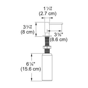 Franke Atlas Sıvı Sabunluk, Copper - 2