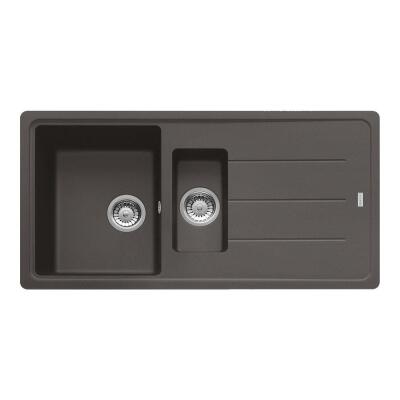 Franke Basis Granit BFG 651 Evye, Slate Grey, 1,5 Hazneli, 97x50 cm - 1