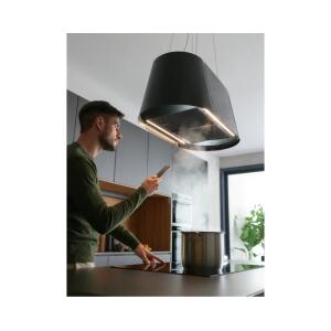 Faber BEAT XL BK MATT F80 Ada Davlumbaz, Mat Siyah, 80 cm - 4