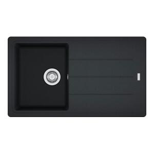 Franke BFG 611 Granit Nero Evye, Old England Bronz Armatür Set - 2