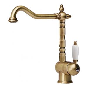 Franke BFG 611 Granit Nero Evye, Old England Bronz Armatür Set - 3