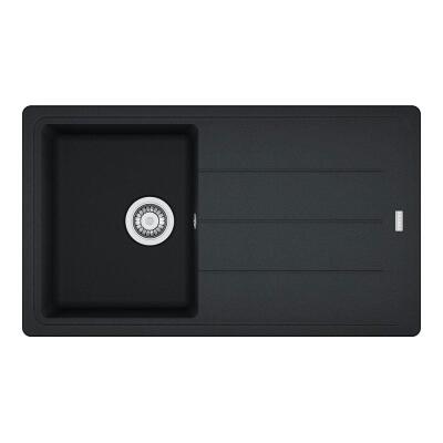 Franke BFG 611 Granit Nero Evye, Active Plus Doccia Nero Spiralli Armatür Seti - 2
