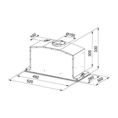 Franke Box Plus Glass FBI 537 XS-BK Siyah Aspiratör, Stoklarla Sınırlı - 2