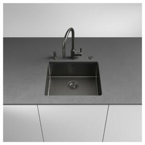 Franke BXM 210/110-50 Paslanmaz Çelik Evye, Antrasit Renk, 54x45 cm - 3