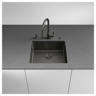 Franke BXM 210/110-50 Paslanmaz Çelik Evye, Antrasit Renk, 54x45 cm - 3