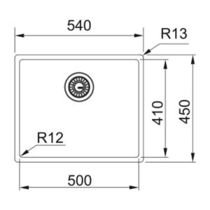 Franke BXM 210/110-50 Paslanmaz Çelik Evye, Copper Renk, 54x45 cm - 3