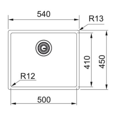 Franke BXM 210/110-50 Paslanmaz Çelik Evye, Copper Renk, 54x45 cm - 3