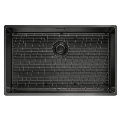 Franke BXM 210/110-68 Paslanmaz Çelik Evye, Antrasit Renk, 72x45 cm - 1