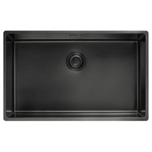 Franke BXM 210/110-68 Paslanmaz Çelik Evye, Antrasit Renk, 72x45 cm - 2