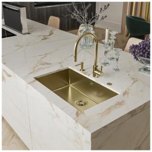 Franke BXM 210/110-68 Paslanmaz Çelik Evye, Gold Renk, 72x45 cm - 3