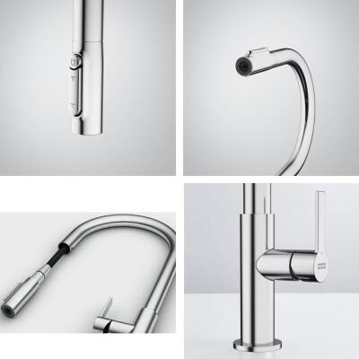 Franke Clear Water, Krom, Spiralli Mutfak Armatürü, Arıtma Cihazına Bağlanabilir - 2