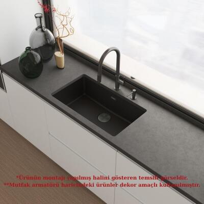 Franke Clear Water, Su Arıtma Filtresi Dahil, Mutfak Armatürü, Spiralli, Antrasit - 2