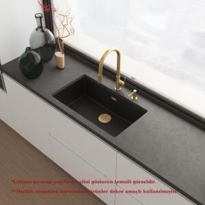 Franke Clear Water, Su Arıtma Filtresi Dahil, Mutfak Armatürü, Spiralli, Gold - 2