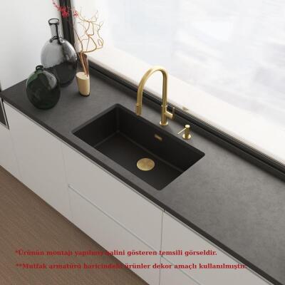 Franke Clear Water, Su Arıtma Filtresi Dahil, Mutfak Armatürü, Spiralli, Gold - 2