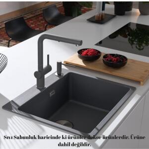 Franke Comfort Sıvı Sabunluk, Slate Grey renk - 2