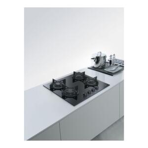 Franke Crystal Line FHCR 604 4G HE BK C Ankastre Cam Ocak, Siyah Renk, 60 cm - 2