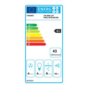 Franke 2.0 PRO 907 BK Davlumbaz, Siyah Renk, 90 cm - 6