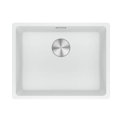 Franke MRG 110-52 Granit Evye, Bianco, Tezgahaltı, Tek hazne, 52x40 cm - 1