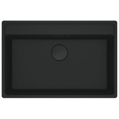 Franke Granit Evye MRG 610-72 Matt Black, Tezgah Üstü Evye - 1