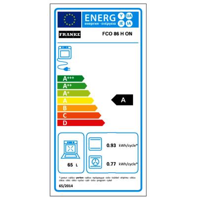 Franke FCO 86 H Ankastre Fırın, Classicline, Siyah, 65 LT, 8 program - 4