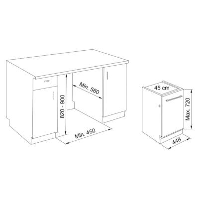 Franke FDW 4510 E8P E Tam Ankastre Bulaşık Makinesi - 3