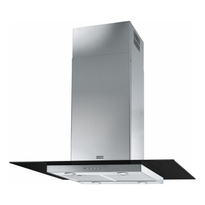 Franke FGL 915 I BK XS/900 Ada Davlumbaz, Siyah Cam-Inox Renk, 90 cm - 1