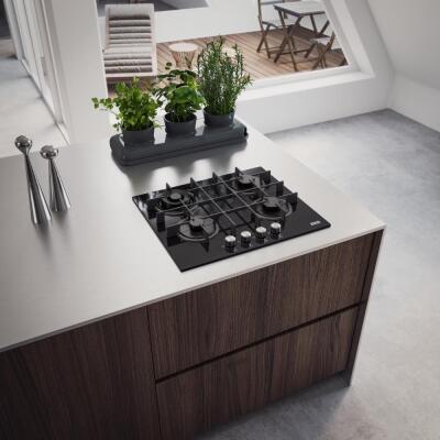 Franke FHMA 604 3G DC BK C Ankastre Siyah Cam Ocak, 60 cm - 3