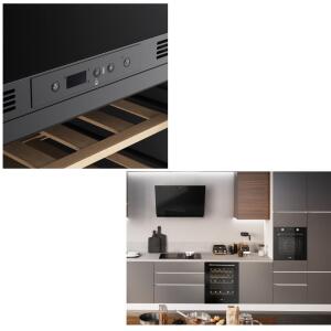 Franke FMA 36 WCR BK Şarap Dolabı, 36 Şişe Kapasiteli, Siyah Renk - 3