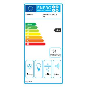 Franke FMA 8372 4RC R HI Ankastre Davlumbazlı Cam Ocak, 83 cm - 6