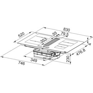 Franke FMA 8381 R HI Ankastre Davlumbazlı Cam Ocak - 3