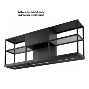 Franke FMA MODULAR F60 BK Davlumbaz, Mat Siyah Renk, 60 cm - 4