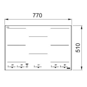 Franke FMY 805 I F KL AN Antrasit Ankastre Cam Ocak, İndüksiyonlu, Flex Alanlı, 80 cm - 3
