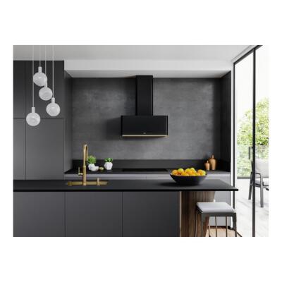 Franke FMY W BK M/GD 80 KL Davlumbaz, Mat Siyah-Gold Renk, 80 cm - 5