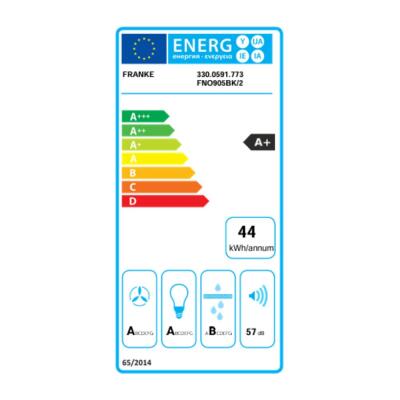 Franke FNO 905 BK Davlumbaz, Siyah Renk Cam, 90 cm - 5