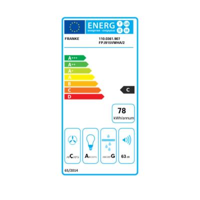Franke FPJ 915 V WH Davlumbaz, Beyaz Renk, 90 cm - 4