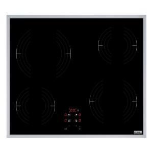 Franke FRSM 604 C T XS Ankastre Elektrikli Ocak, İnox Çerçeveli Siyah Cam, 60 cm - 1