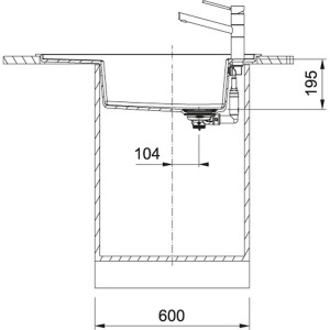 Franke FSG 611-88 Evye, Nero - 2
