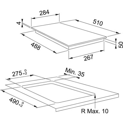 Franke FSM 302 I BK Ankastre İndüksiyonlu Cam Ocak, Siyah Renk, 30 cm - 5