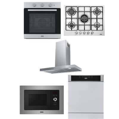 Franke Inox Set 10, Fırın, Ocak, Davlumbaz, Mikrodalga ve Bulaşık Makinesi - 1