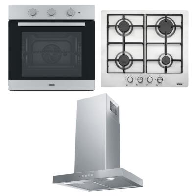 Franke Inox Set 9, Fırın, Ocak, Davlumbaz, Mikrodalga, Bulaşık Makinesi, Evye ve Armatür - 2