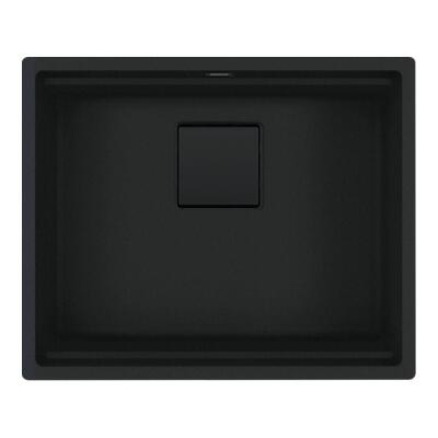 Franke Kubus 2 KNG 110-52 Granit Evye, Matt Black - 1